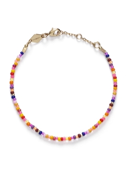 ANNI LU TUTTI NEON ARMBAND GULDPLATERAD